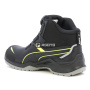 preview PUMA Krypton DISC MID S3 ESD černá pánská kožená pracovní obuv rychlozavazování