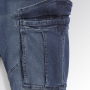 preview DIADORA Stone Cargo Light modré pánské kalhoty Jeans Stretch