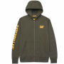 preview CATERPILLAR Banner Zip olivová pánská mikina s kapucí