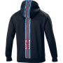 preview SPARCO Hoodie Stripes Martini černá pánská mikina