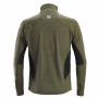preview SNICKERS Mikrofleece Zip Stretch olivová pánská celoroční funkční mikina