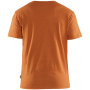 preview BLAKLADER Sweden 3D Logo oranžové pánské profi triko 100% Ba