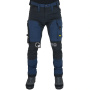 preview SNICKERS AllroundWork Full Stretch 4 Way Softshell modré pánské pracovní kalhoty