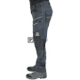 preview SIR Stretch 4-Way Canvas šedé pánské pracovní profi kalhoty odolné a pohodlné