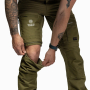 preview Beyond Nordic Sweden Zip-Off zelené pánské outdoor kalhoty 2v1 Teflon EcoElite®