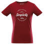 náhled ALPINE PRO Allona vínové dámské triko stretch