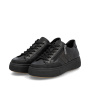 preview RIEKER M7711-00 černé dámské kožené tenisky