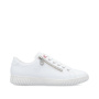 preview RIEKER N0900-81 bílé dámské kožené tenisky antistress