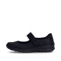 preview RIEKER N4299-00 černé dámské letní baleríny antistress