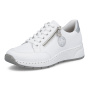 preview RIEKER N6508-80 bílé dámské kožené sneakersy antistress