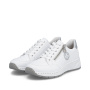 preview RIEKER N6508-80 bílé dámské kožené sneakersy antistress