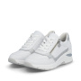 preview RIEKER N9301-80 bílé dámské kožené sneakersy antistress