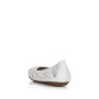 preview RIEKER 41460-80 bílé dámské kožené baleríny