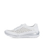 preview RIEKER L3217-80 bílé dámské kožené tenisky vzdušné, antistress podrážka