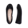 preview RIEKER 43850-01 černé dámské baleríny, přírodní kůže, antistress podrážka