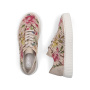preview RIEKER N9919-91 dámské béžové módní tenisky se vzorem, prodyšný materiál