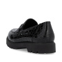 preview RIEKER 45560-03 Black Women's Shiny Modern Loafers