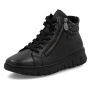 preview RIEKER N1305-00 black women's leather ankle boots with Rieker-TEX membrane