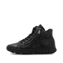 preview RIEKER N1305-00 black women's leather ankle boots with Rieker-TEX membrane