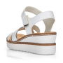 preview RIEKER V38G9-80 bílé dámské sandály