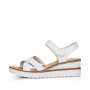preview RIEKER V38G9-80 bílé dámské sandály