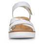 preview RIEKER V38G9-80 bílé dámské sandály