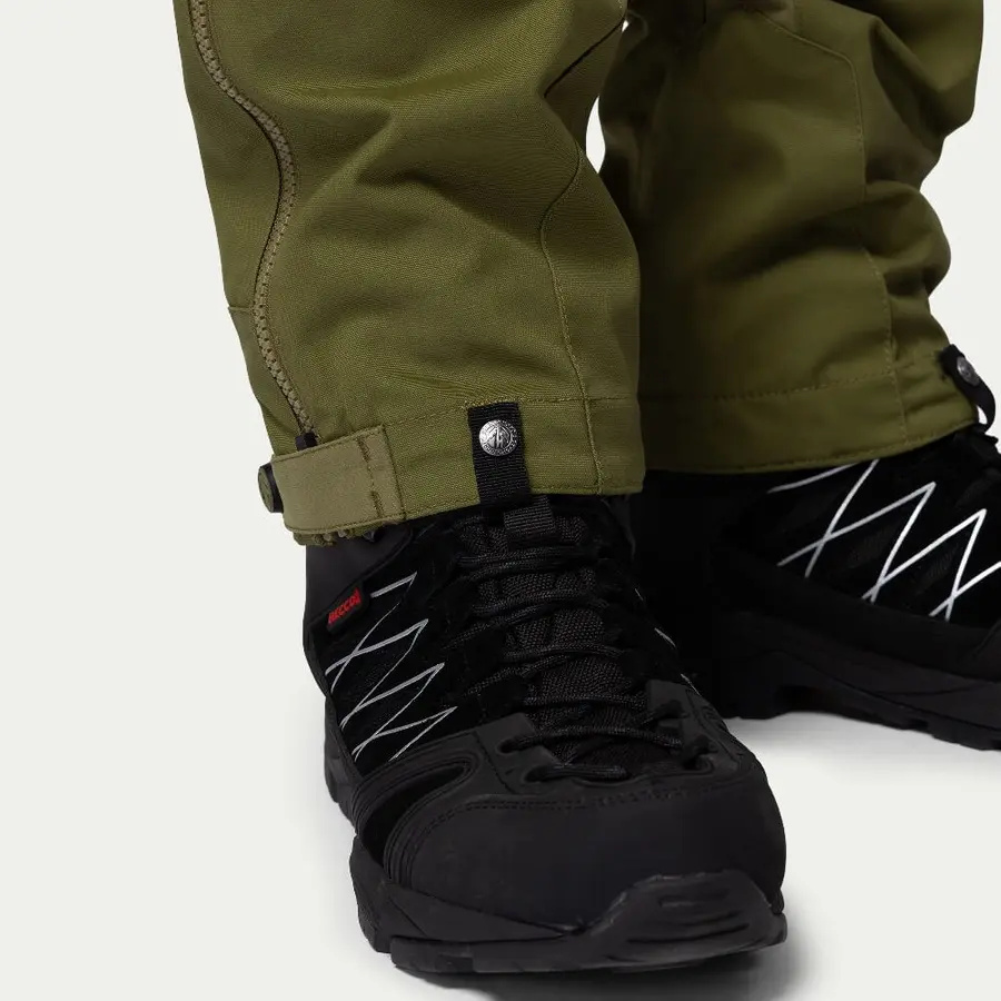 detail Beyond Nordic BN008 pánské zelené outdoor kalhoty stretch pohodlné voděodpudivé