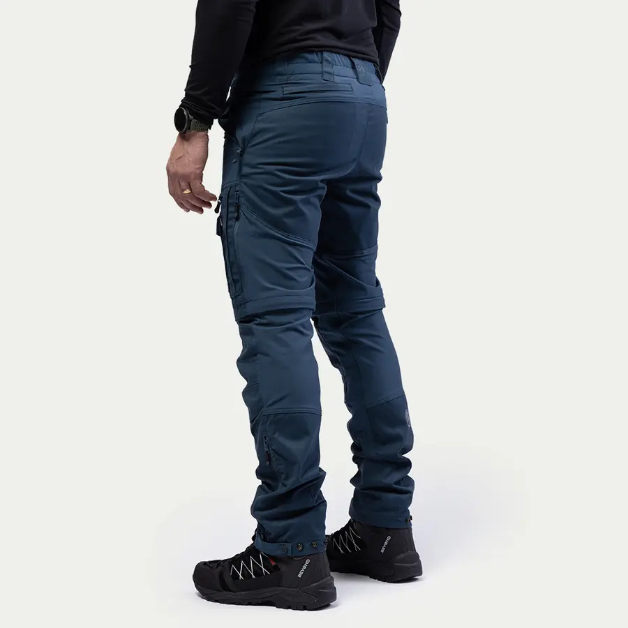 detail Beyond Nordic Sweden Zip-Off modré pánské outdoor kalhoty 2v1