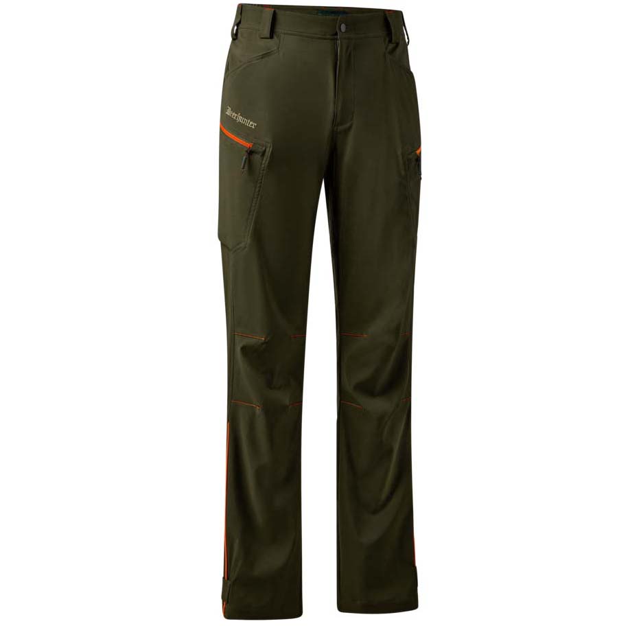 detail Deerhunter Denmark Chamois olivové pánské outdoor kalhoty 4Way Výprodej