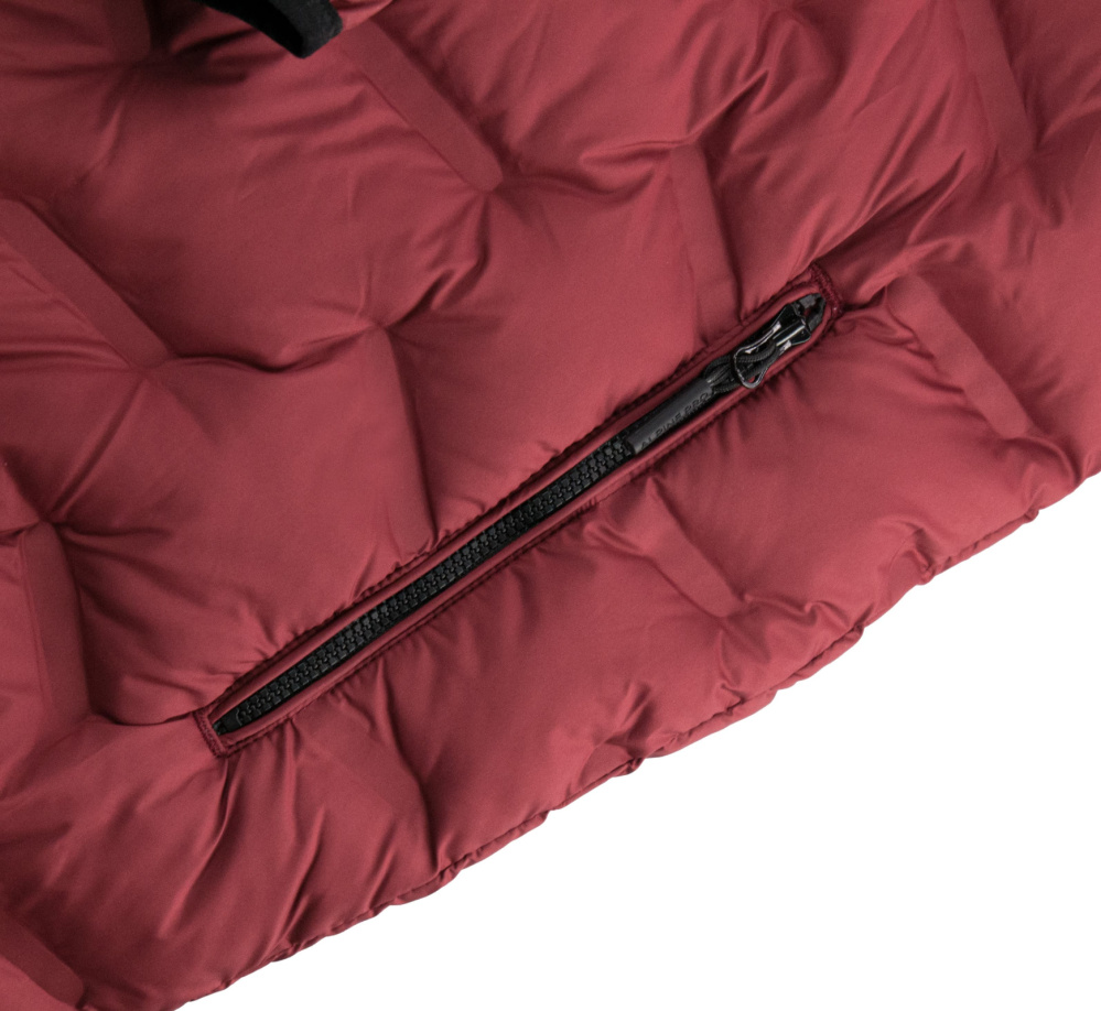 detail ALPINE PRO Mared vínová pánská zimní bunda