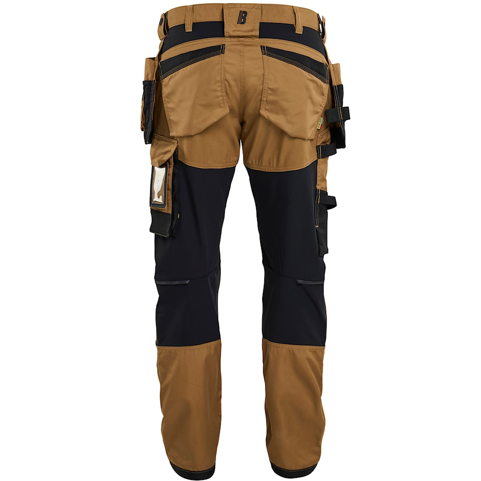 detail BLAKLADER Craftsman Stretch nugát pánské pracovní pohodlné premium kalhoty kapsy