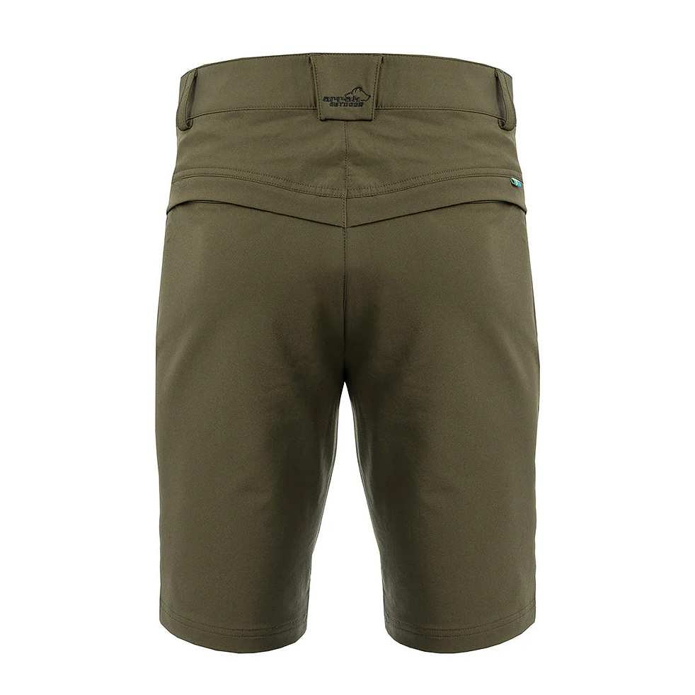 detail ARRAK SWEDEN Motion Flex Stretch olivové pánské outdoor kraťasy