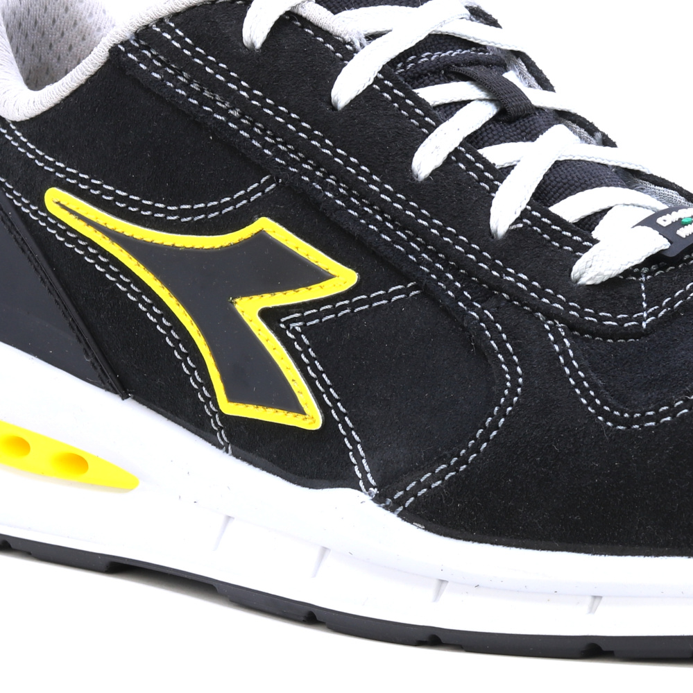 detail DIADORA Run Airbox S3 černá pánská pracovní obuv, která dýchá - Geox