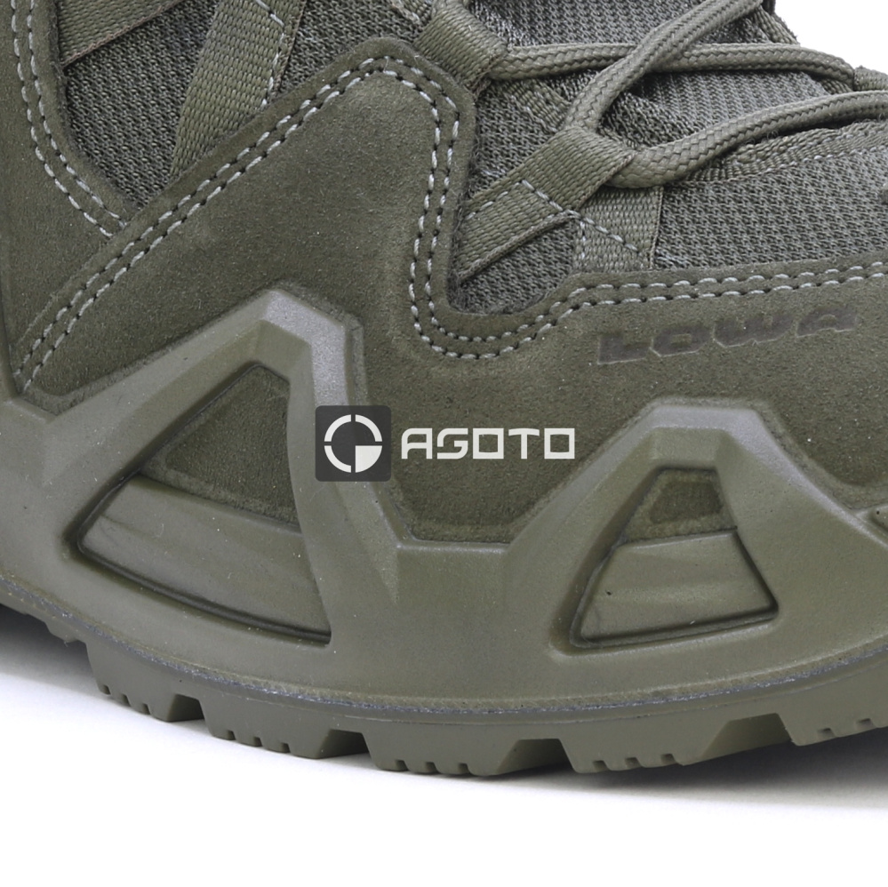 detail LOWA Zephyr MK2 GTX lo olivová pánská outdoor obuv s membránou Gore-Tex®