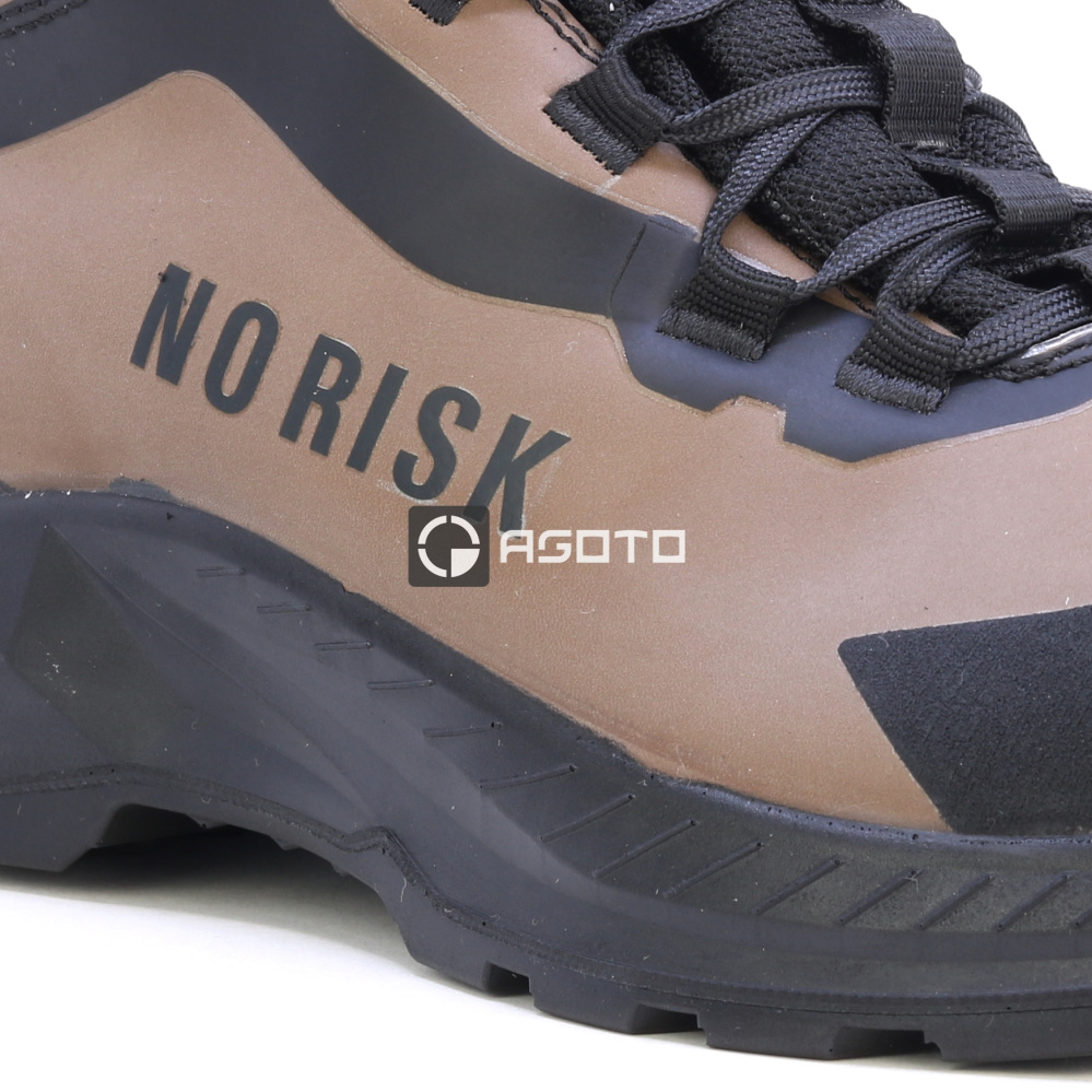 detail NORISK X-TREME Mid S3 hnědá pánská pracovní obuv