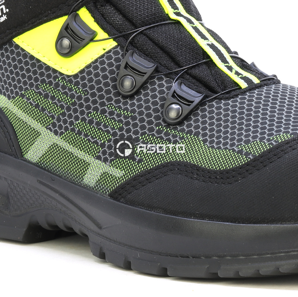 detail SIXTON Sestriere S3 BOA ESD černá pánská pracovní obuv