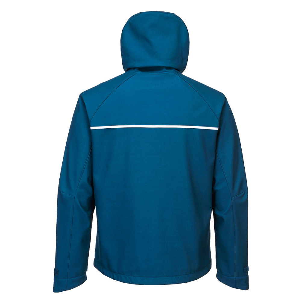 detail PORTWEST DX4 modrá pánská pracovní softshell bunda
