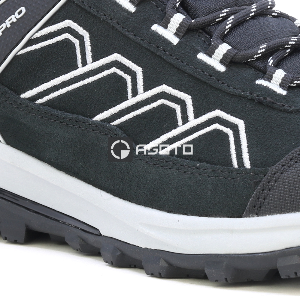 detail ALPINE PRO Gimie černá pánská outdoor obuv PTX membrána