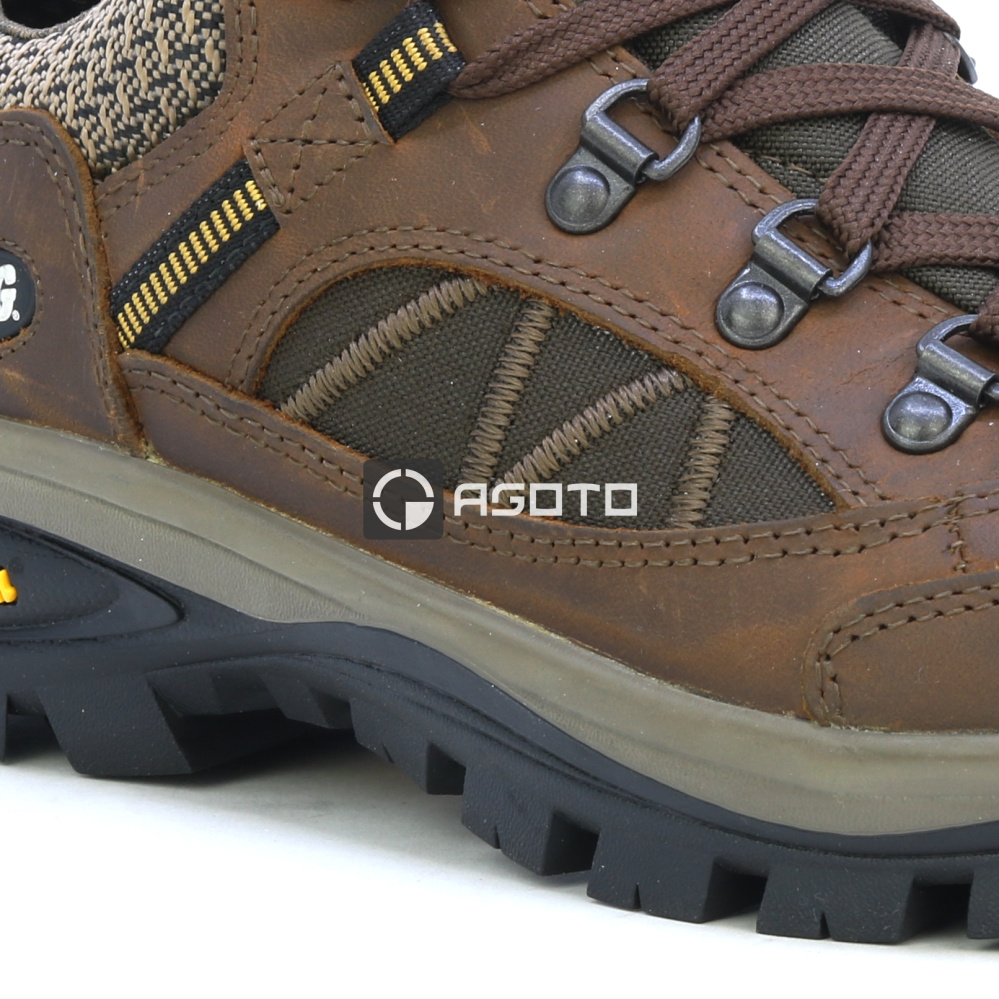 detail OLANG Cadore 85 hnědá pánská outdoor obuv membrána Olantex