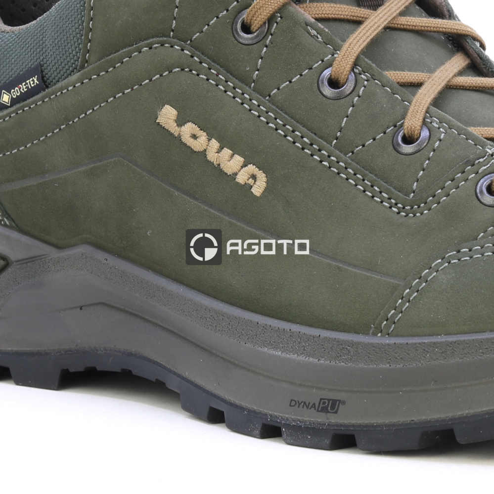detail LOWA Renegade EVO GTX lo olivová pánská outdoor obuv membrána Gore-Tex®