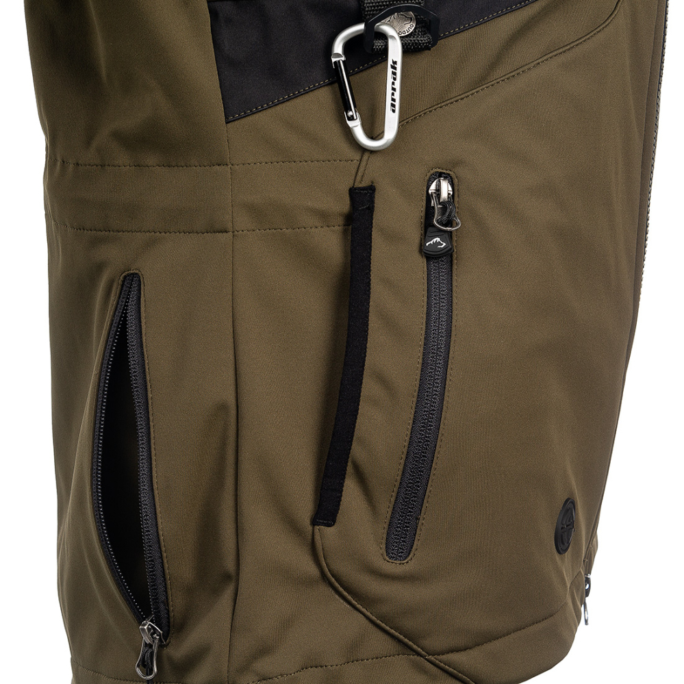 detail ARRAK SWEDEN Akka pánská olivová funkční outdoor/hunting bunda