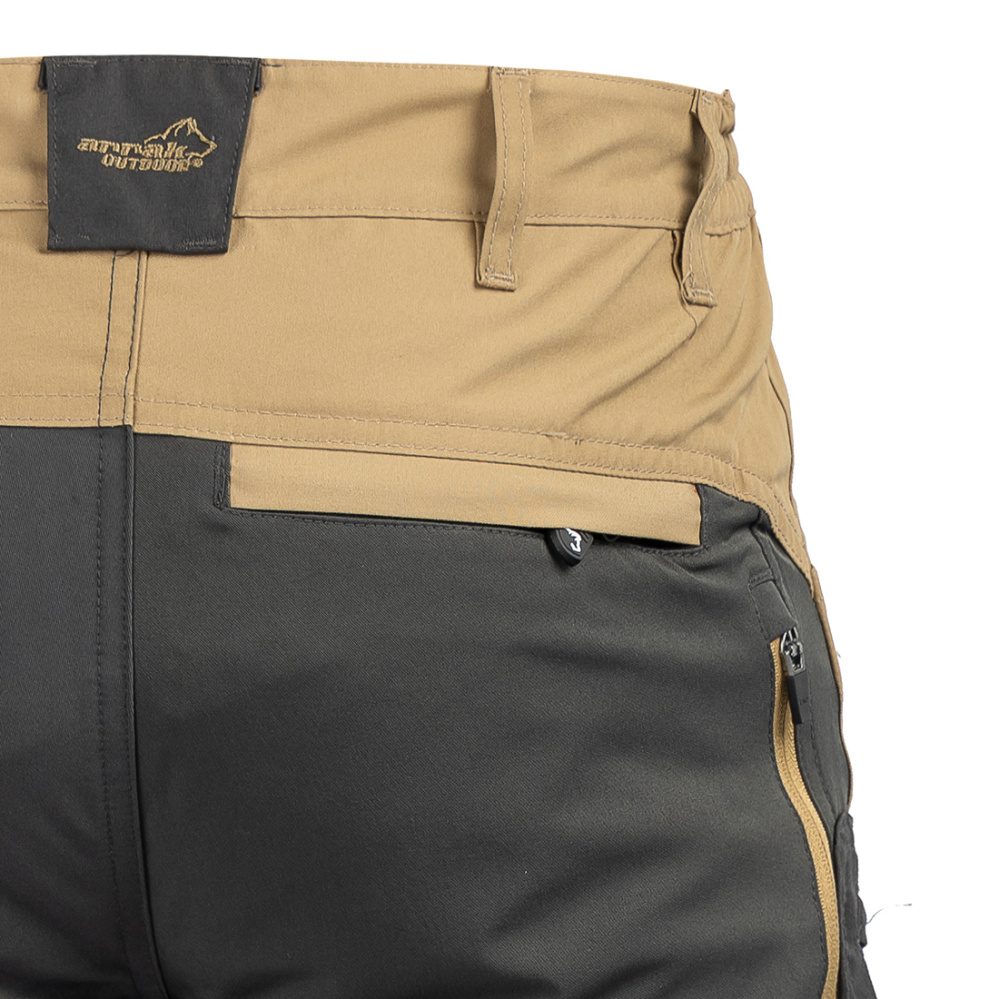 detail ARRAK SWEDEN Active Stretch béžové pánské outdoor kalhoty Výprodej