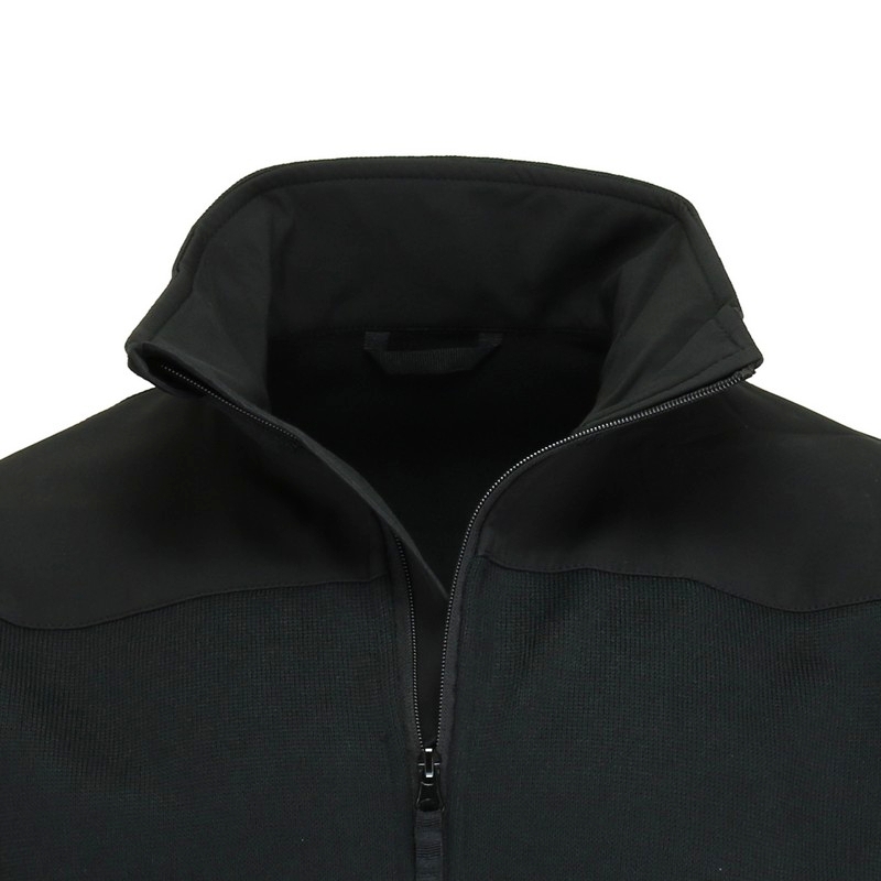 detail DELTA Beaver černá pánská pletená bunda Výprodej