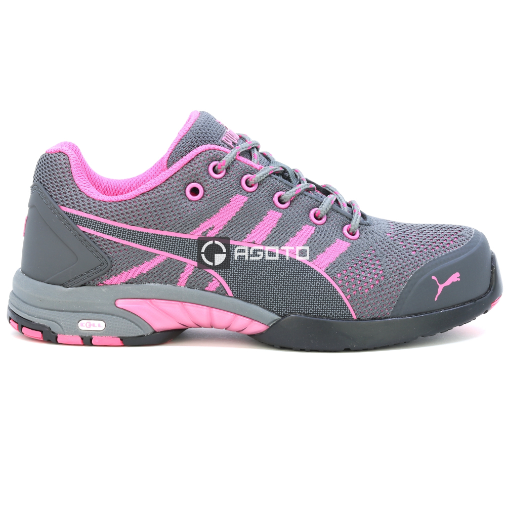 detail PUMA Celerity Knit Pink Women´s safety shoes