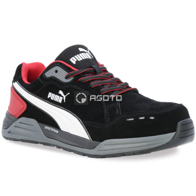 PUMA Airtwist black-red S3 ESD Safety shoes