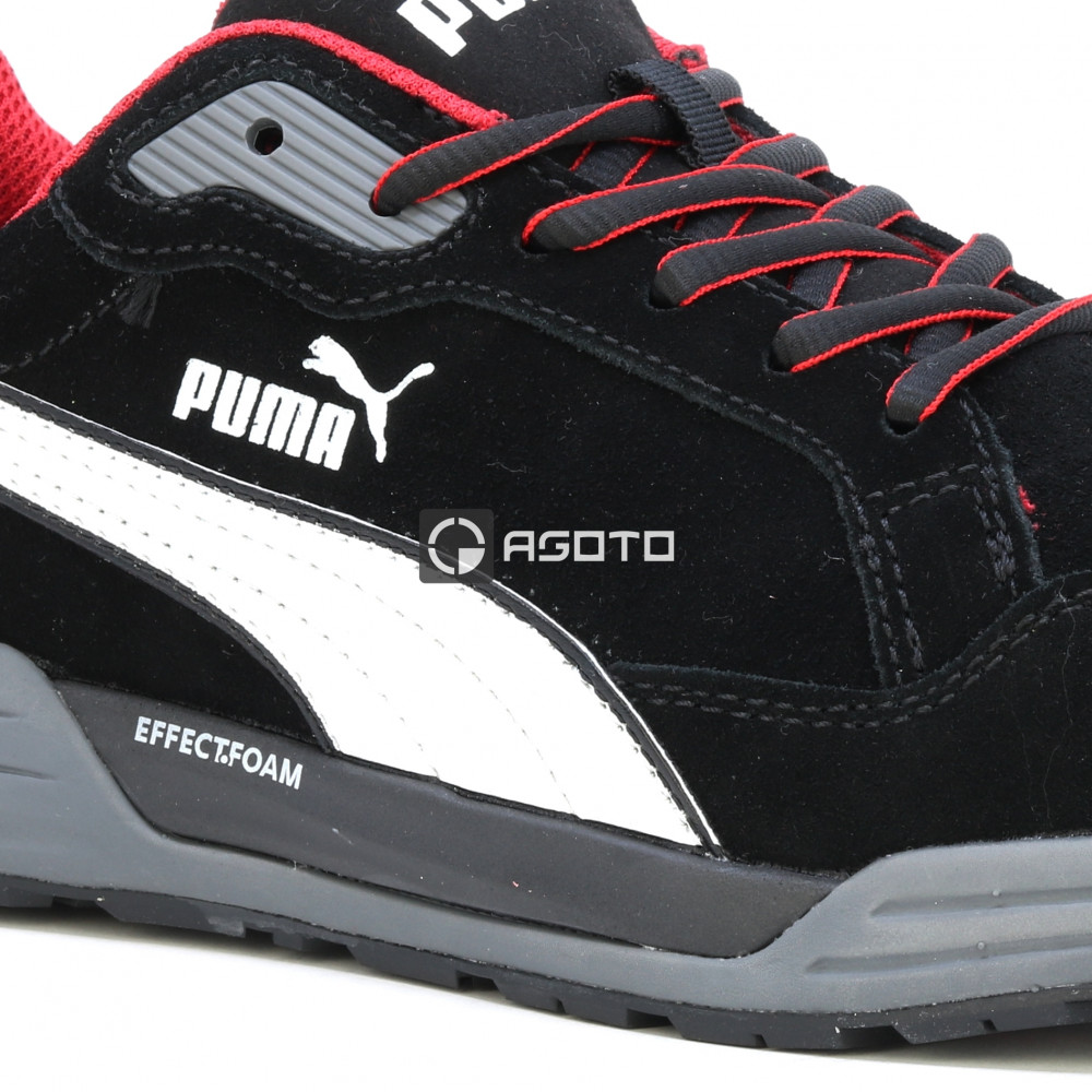 PUMA Airtwist black-red S3 ESD shoes |
