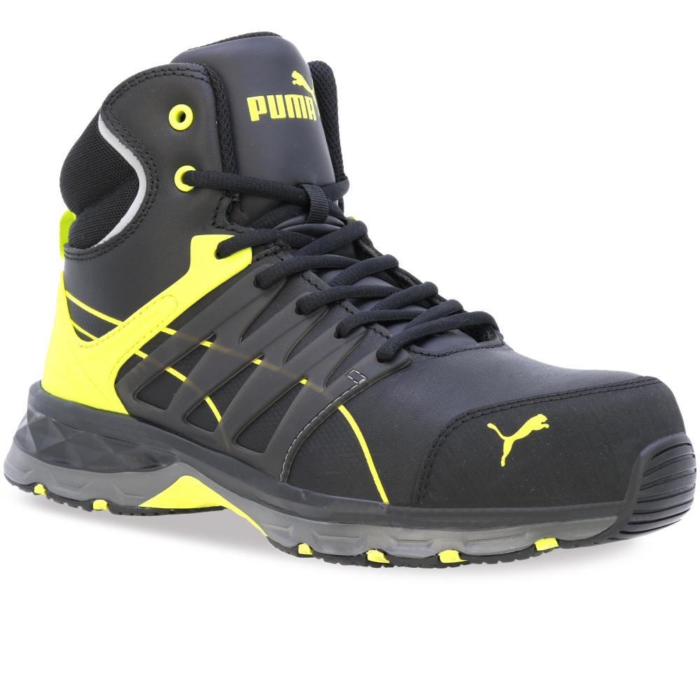 detail PUMA Velocity 2.0 mid S3 ESD HRO Safety shoes
