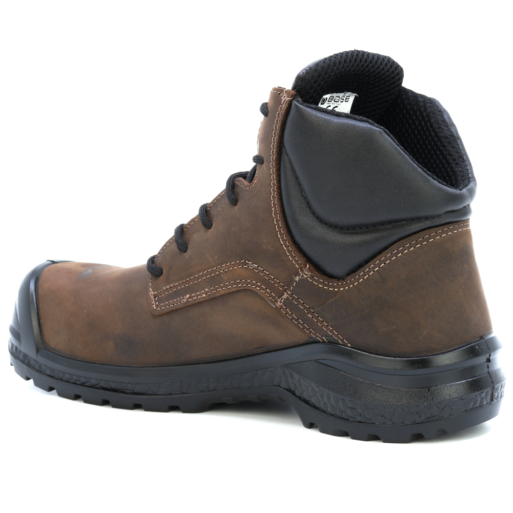 detail BASE Be-Browny Top S3 hnědá bezpečnostní obuv