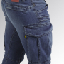 náhled DIADORA Stone Cargo Light modré pánské kalhoty Jeans Stretch