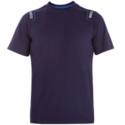 SPARCO Trenton Stretch modré pánské triko